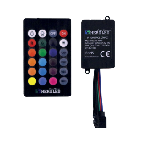 Hero Led 6 Amper Music Rgb LED Kumanda Kontrol Cihazı