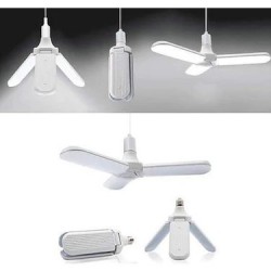 40 Watt Pervane Katlanabilen Fan Led Ampul -(Beyaz Renk Çeşidi)-