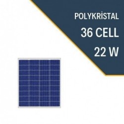 Lexron 22 Watt Polikristal Güneş Paneli Yüksek Verim (10 Yıl Garanti)