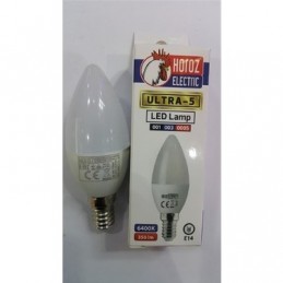Horoz 5 Watt Mum Led Ampul (E-14 İnce Duy Beyaz Renk Çeşidi (350 Lümen)-(1 Yıl Garanti)