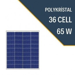 Lexron 65 Watt Polikristal Güneş Paneli Yüksek Verim(10 Yıl Garanti)
