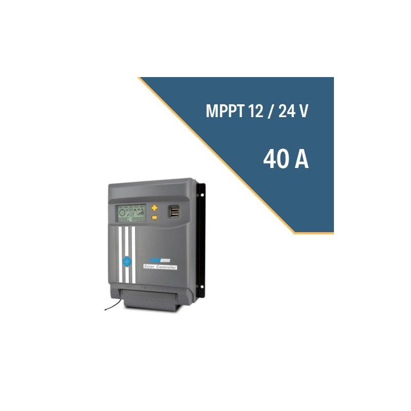 Lexron 40 Amper MPPT (12-24 Volt) Dijital Sarj Kontrol Cihazı 2 YIL GARANTİLİ