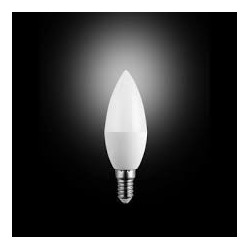 Noas 7 Watt Mum Led Ampul (E-14 İnce Duy Beyaz Renk Çeşidi (350 Lümen)-(1 Yıl Garanti)