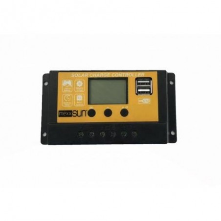 Mexxsun 10 Amper 12-24 Volt LCD Ekranlı Solar Sarj Kontrol Cihazı (2 Yıl Garanti)