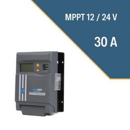 Lexron 30 Amper MPPT (12-24 Volt) Dijital Sarj Kontrol Cihazı 2 Yıl Garanti