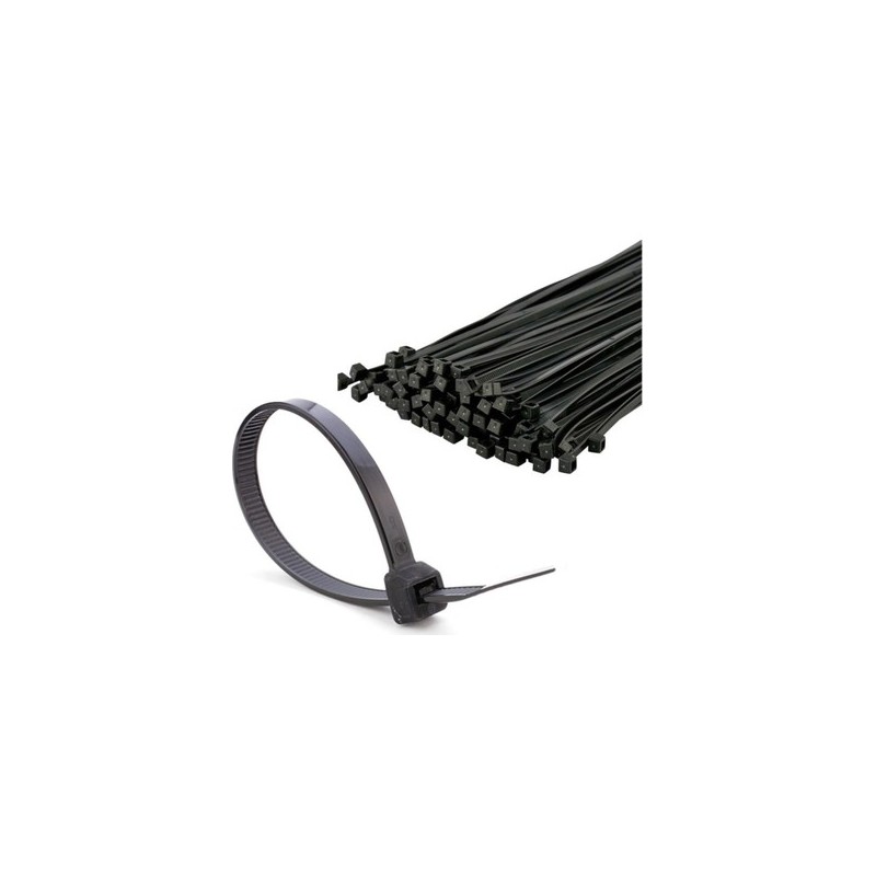 Çetsan 3,6x200 Kablo Bağı Siyah Renk -(100 Adet)