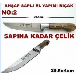 LAZOĞLU SÜRMENE EL YAPIMI ÇEKİÇ DÖVME KURBAN BIÇAĞI NO 2