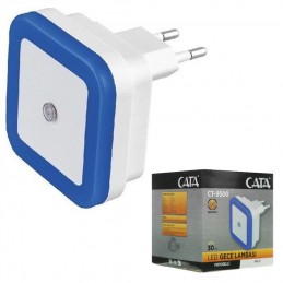 Cata CT-9500 Modern Sensörlü Led Gece Lambası Led Işık Spot Mavi Renk Çeşidi