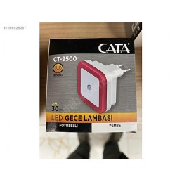 Cata CT-9500 Modern Sensörlü Led Gece Lambası Led Işık Spot Pembe Renk Çeşidi