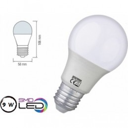 Horoz 9 Watt Led Ampul 900 Lümen Işık Gücü (Beyaz Renk - 1 Yıl Garanti)-(10 Adet Satışımız)
