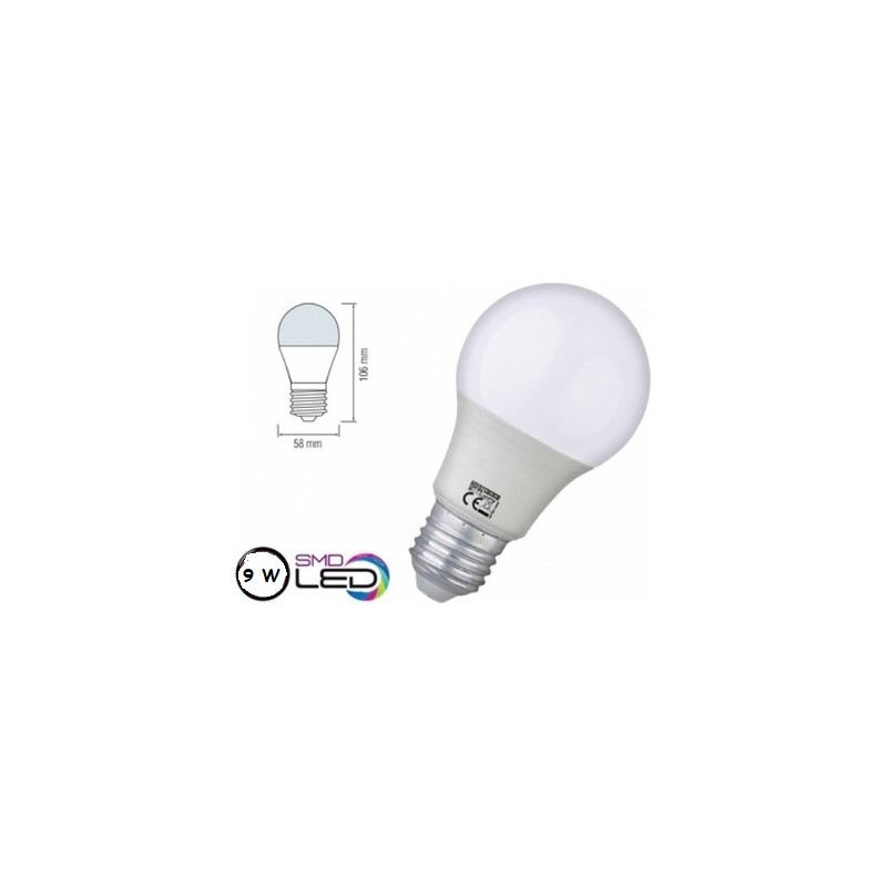 Horoz 9 Watt Led Ampul 900 Lümen Işık Gücü (Beyaz Renk - 1 Yıl Garanti)-(10 Adet Satışımız)