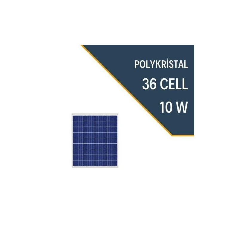 Lexron 10 Watt Polikristal Güneş Paneli Yüksek Verim (10 Yıl Garanti)