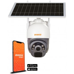Avenir AV-S230 2MP 1080P Güneş Enerjili (Solar) Wifi 360° Akıllı Kamera SD Kart