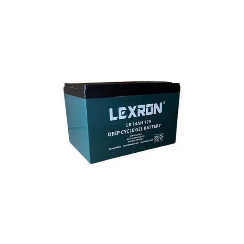 Lexron 12 Volt 14 Amper Jel Bisiklet Aküsü (1 Yıl Garanti)