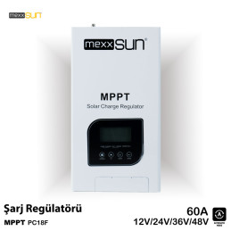 Mexxsun (PC18F) 60 Amper 12-24 MPPT Solar sarj Kontrol Cihazı (2 Yıl Garanti)