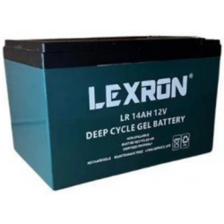 Lexron 12 Volt 14 Amper Jel Bisiklet Aküsü (1 Yıl Garanti)