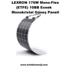 LEXRON 175W Mono-Flex (ETFE) 10BB Esnek Monokristal Güneş Paneli