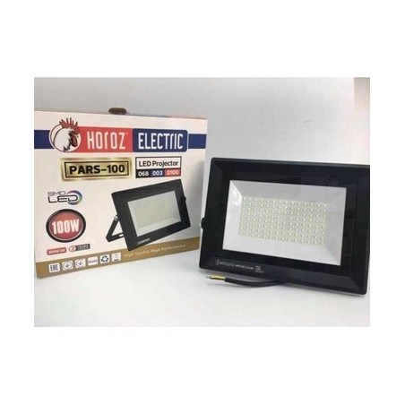 Horoz 100 Watt Led Projektör Slim Kasa (Beyaz Renk)-(1 Yıl Garanti)