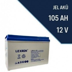 Lexron 105 Amper Jel Akü 10 Yıl Ömür Beklentili (2 Yıl Garanti )