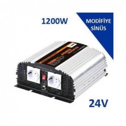 CARSPA 1200 WATT 24 VOLT İNVERTER (2 YIL GARANTİ)