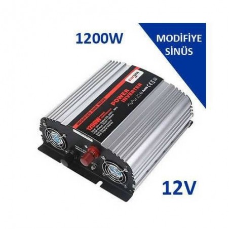 CARSPA 1200 WATT 12 VOLT İNVERTER (2 YIL GARANTİ)