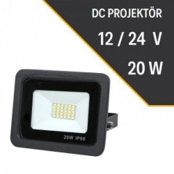 Lexron 20 Watt 12-24 Volt Dc Led Projektör (1 Yıl Garanti)