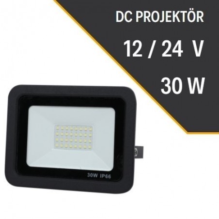 Lexron 30 Watt 12-24 Volt Dc Led Projektör (1 Yıl Garanti)